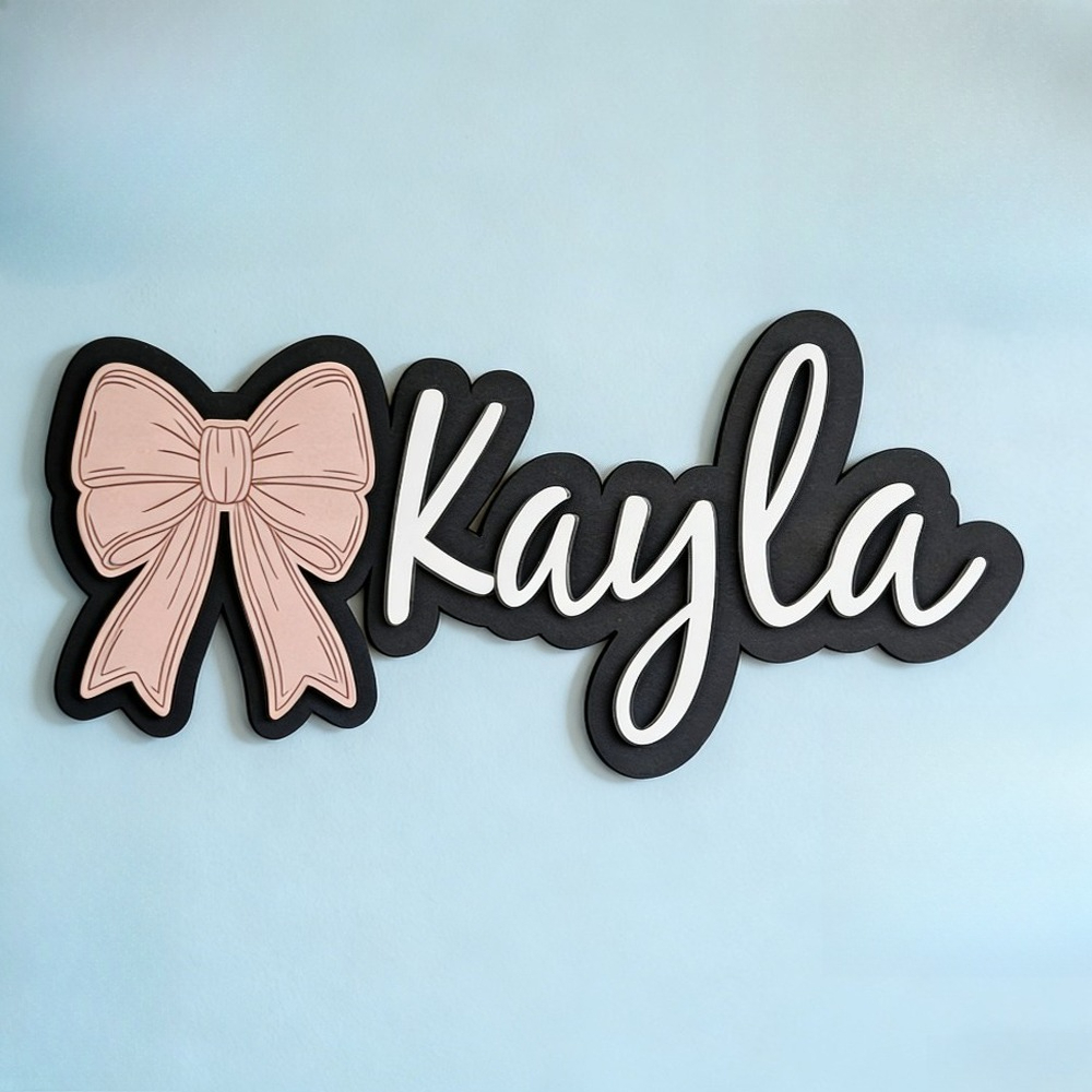 Nursery - Placa de Pared de Madera en