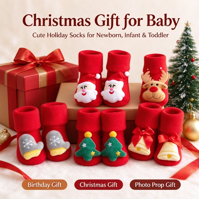 Calcetines para niños y niñas, - Unisex Baby Socks Non Slip reseña y precio