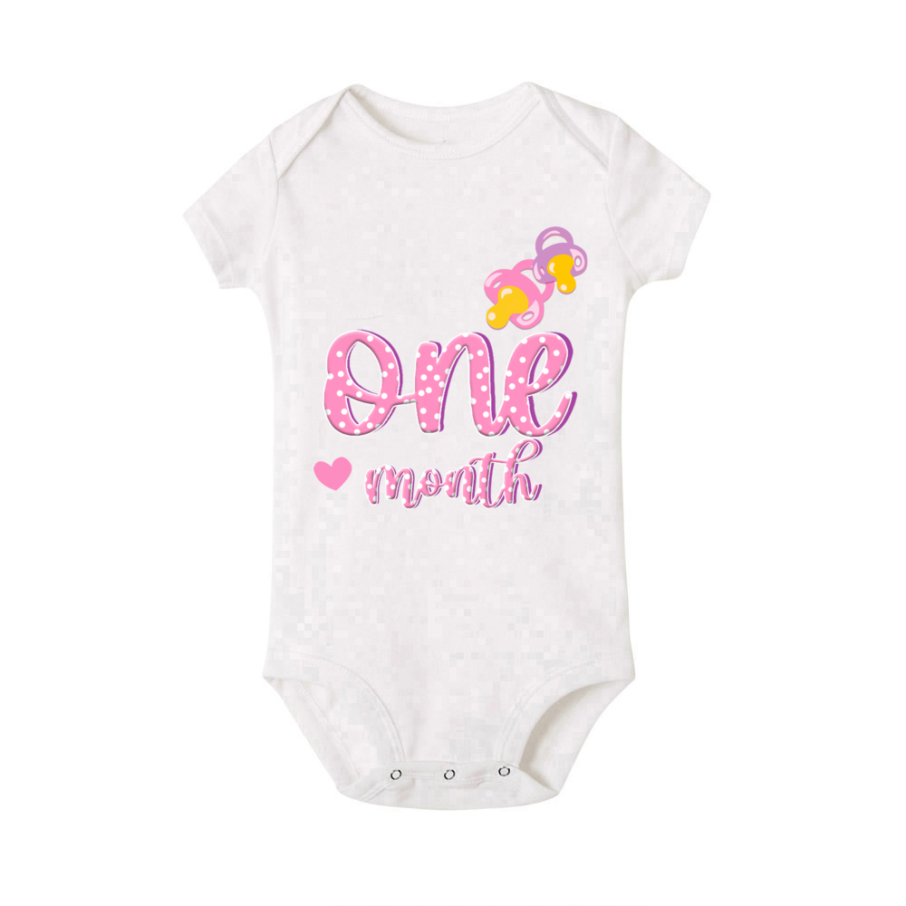 Baby Milestone Clothes Newborn - Infant Photography Props Outfit reseña y precio