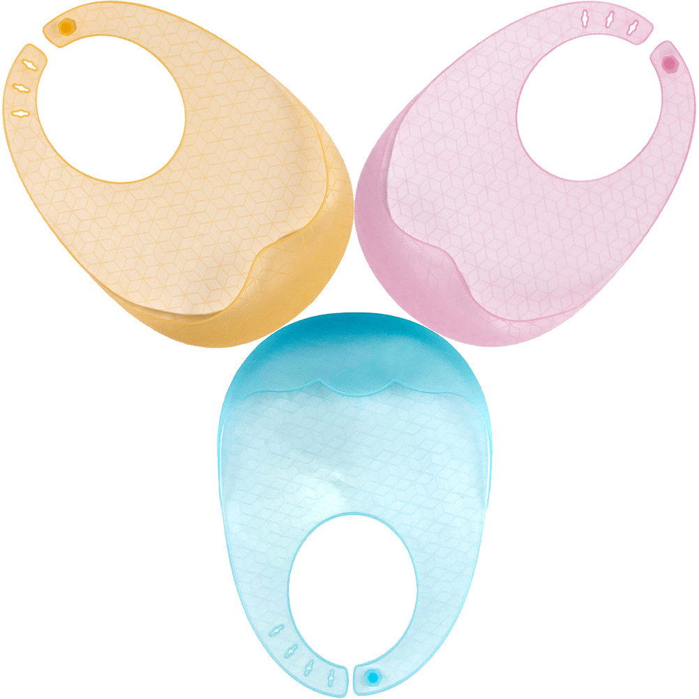 3 baberos de silicona para beb - Waterproof Baby Bibs Silicone reseña y precio